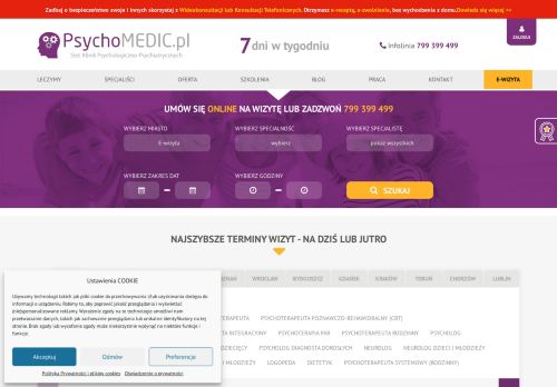 NZOZ PSYCHOMEDIC.PL KLINIKA PSYCHOLOGICZNO-PSYCHIATRYCZNA Michał Niewiński